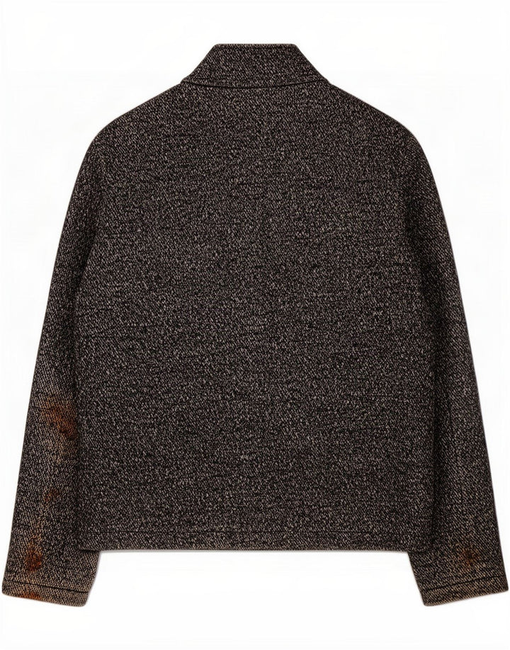 Chaqueta bomber para hombre Reiss ES 38 Algodón moteado gris medio