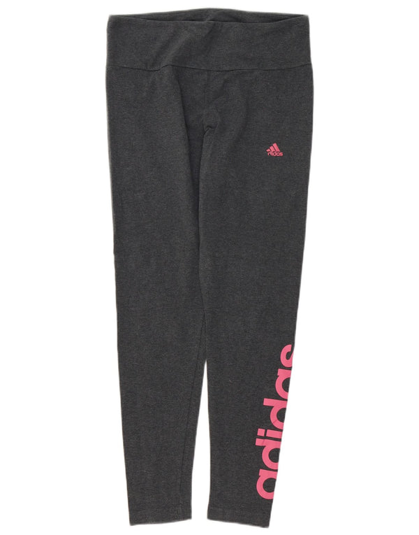 Adidas Leggings gráficos para mujer Reino Unido 16/18 Grande Gris Algodón