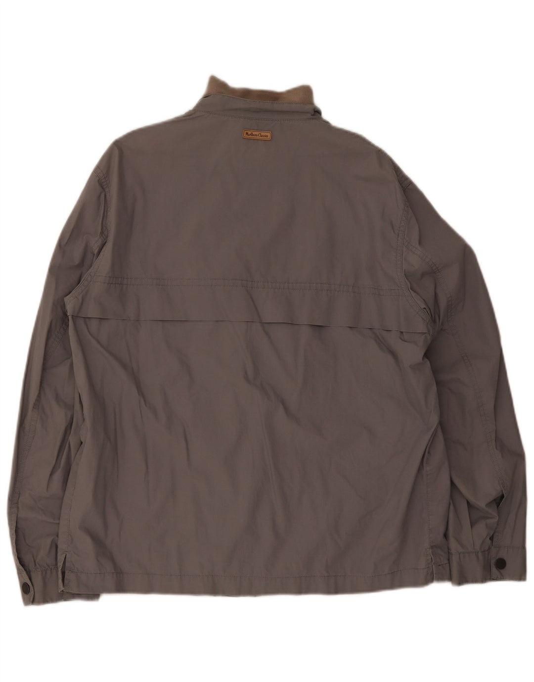 Marlboro Classics Chaqueta Bomber para Hombre EU 52 XL Algodón Gris