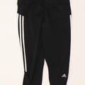 Adidas - Leggings capri Climalite para mujer, talla 40, poliéster negro grande