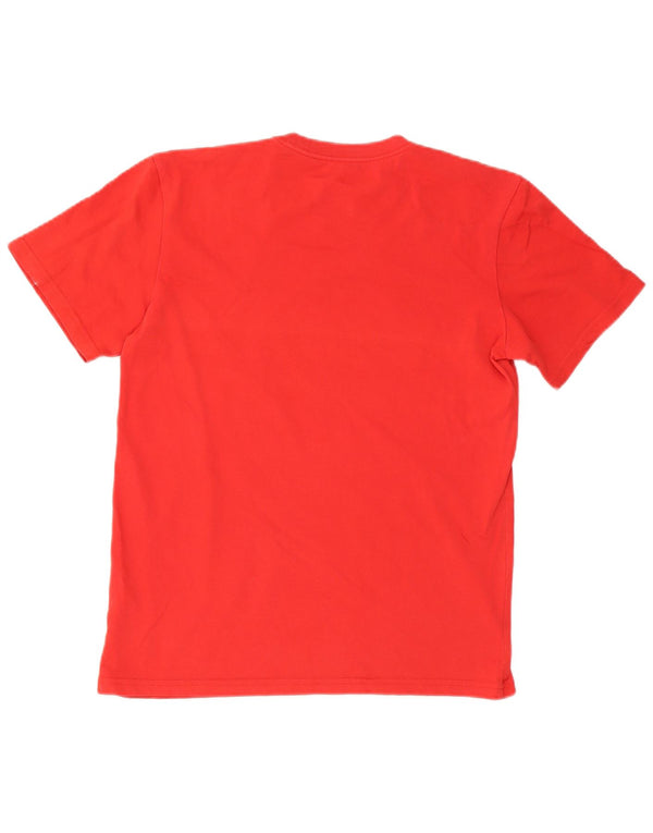 Adidas Mens Chicago Bulls Graphic Camiseta Top Pequeño Algodón Rojo