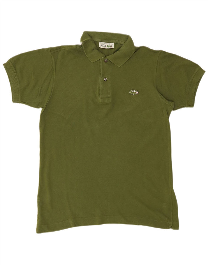 LACOSTE Polo para hombre talla 3 pequeño algodón caqui