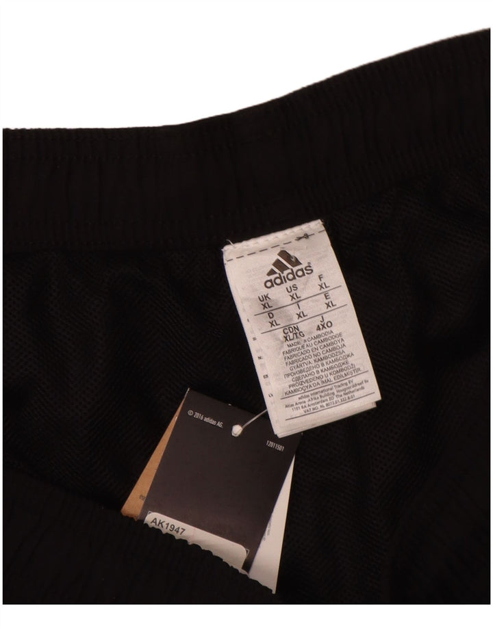 Adidas Pantalones cortos deportivos para hombre XL Nylon negro