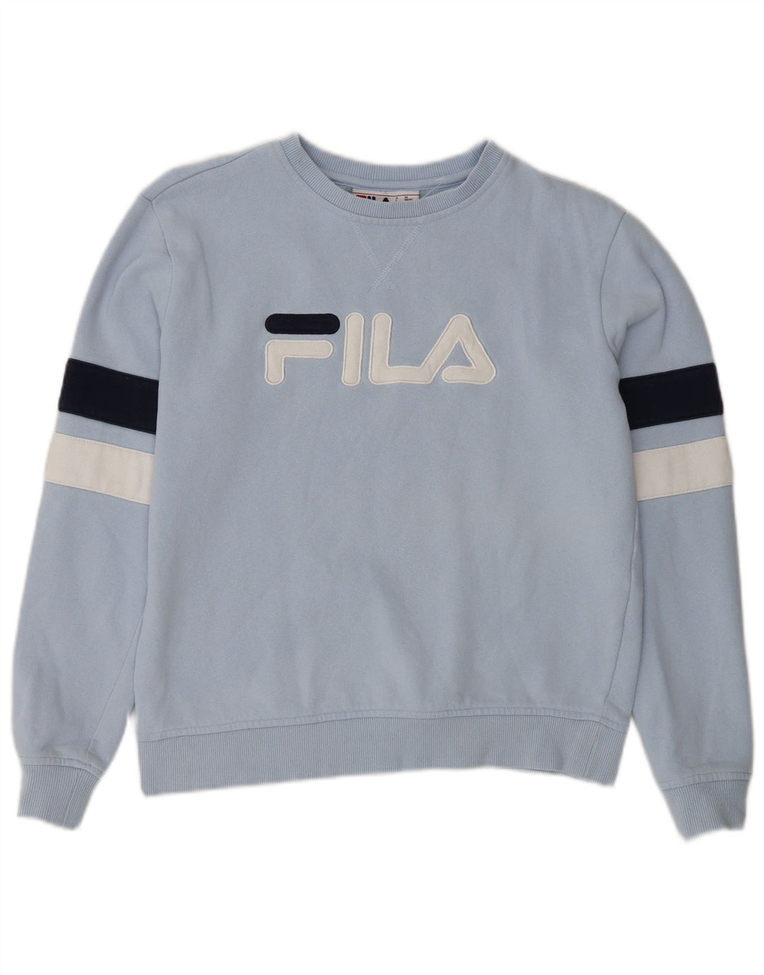 FILA Sudadera extragrande para mujer, talla 10, color azul pequeño