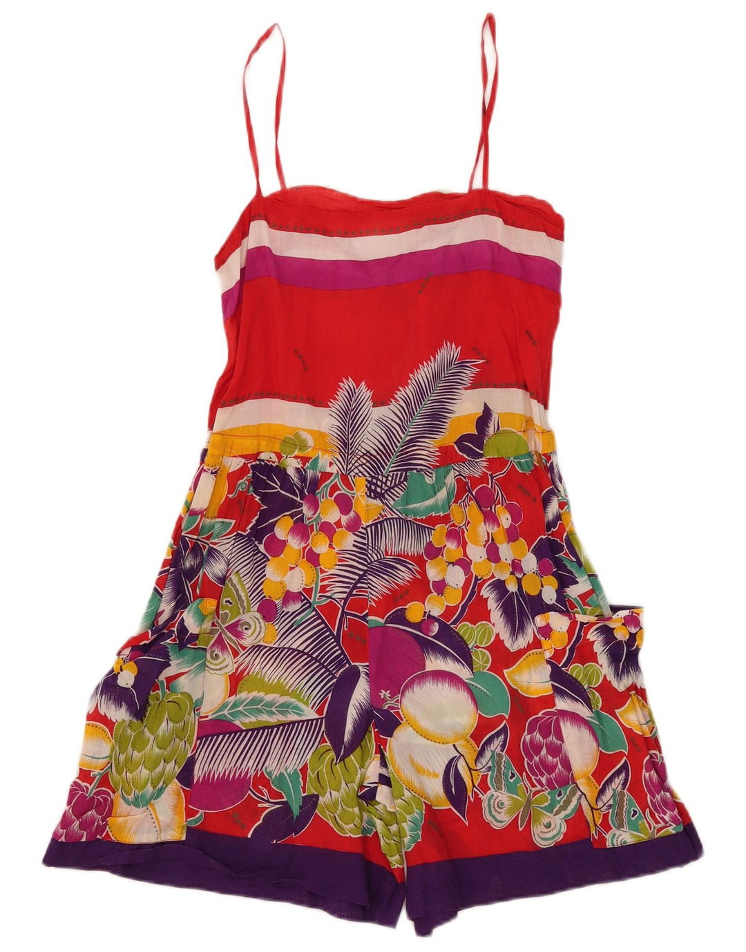 Mono corto transparente para mujer Oceano IT 42 Medium W30 L6 Multicolor Floral