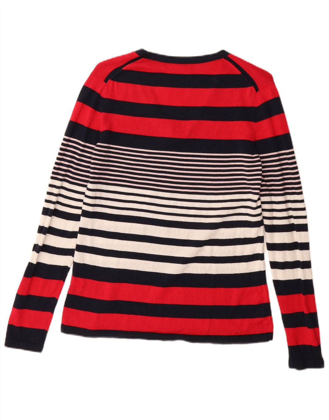 TOMMY HILFIGER Womens V-Neck Jumper Sweater UK 8 Small Multicoloured