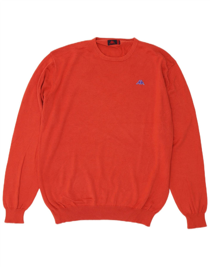 Kappa Hombre Jersey De Cuello Redondo Jersey XL Rojo Algodón