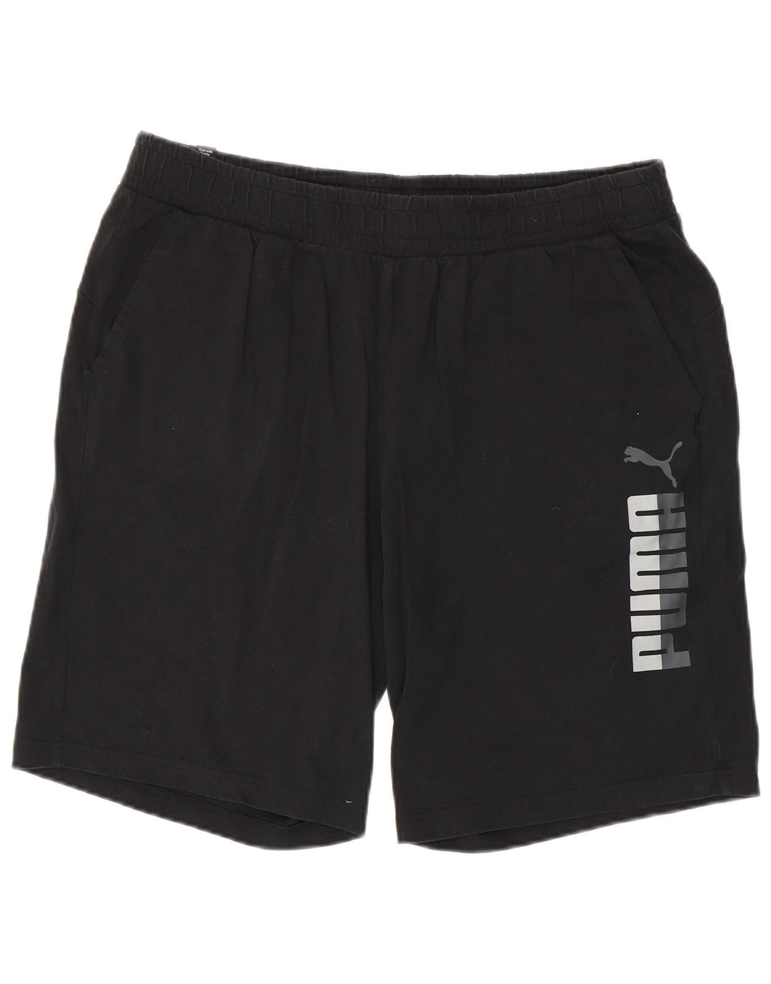 Puma Pantalones cortos deportivos gráficos para hombre XL Negro