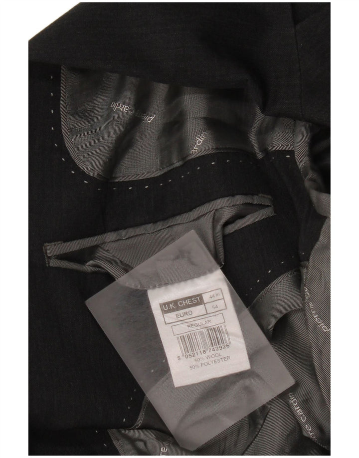 Pierre Cardin Chaqueta Blazer de 2 Botones para Hombre IT 54 2XL Lana Gris