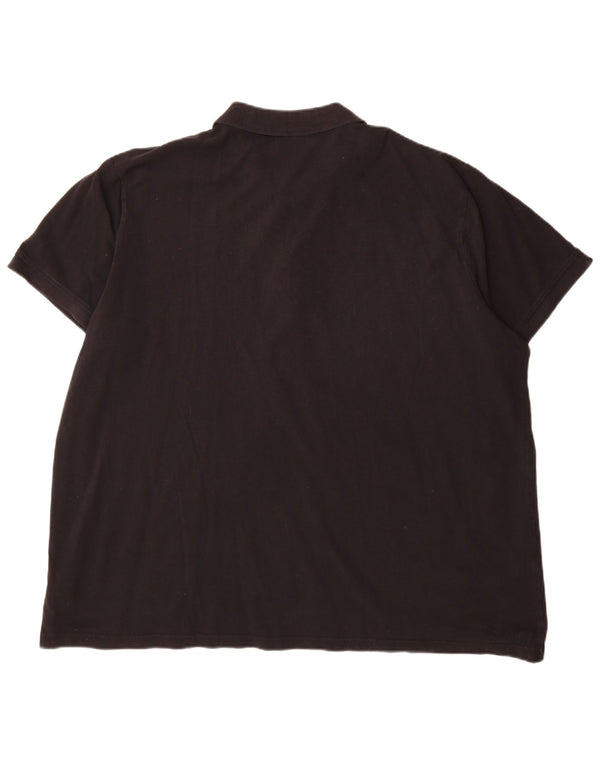Kappa Polo Hombre 4XL Algodón Negro