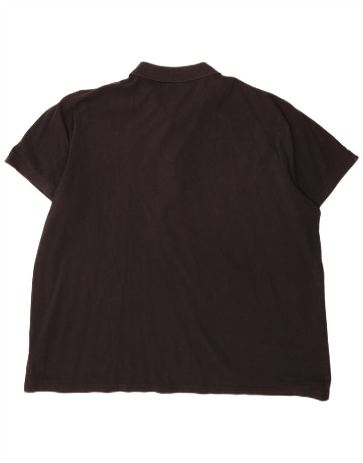 Kappa Polo Hombre 4XL Algodón Negro