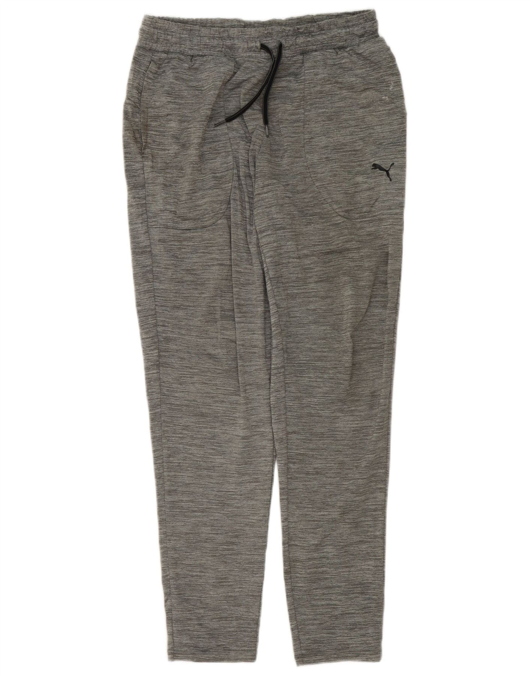 Puma Pantalones de chándal para mujer UK 12 Poliéster moteado gris medio