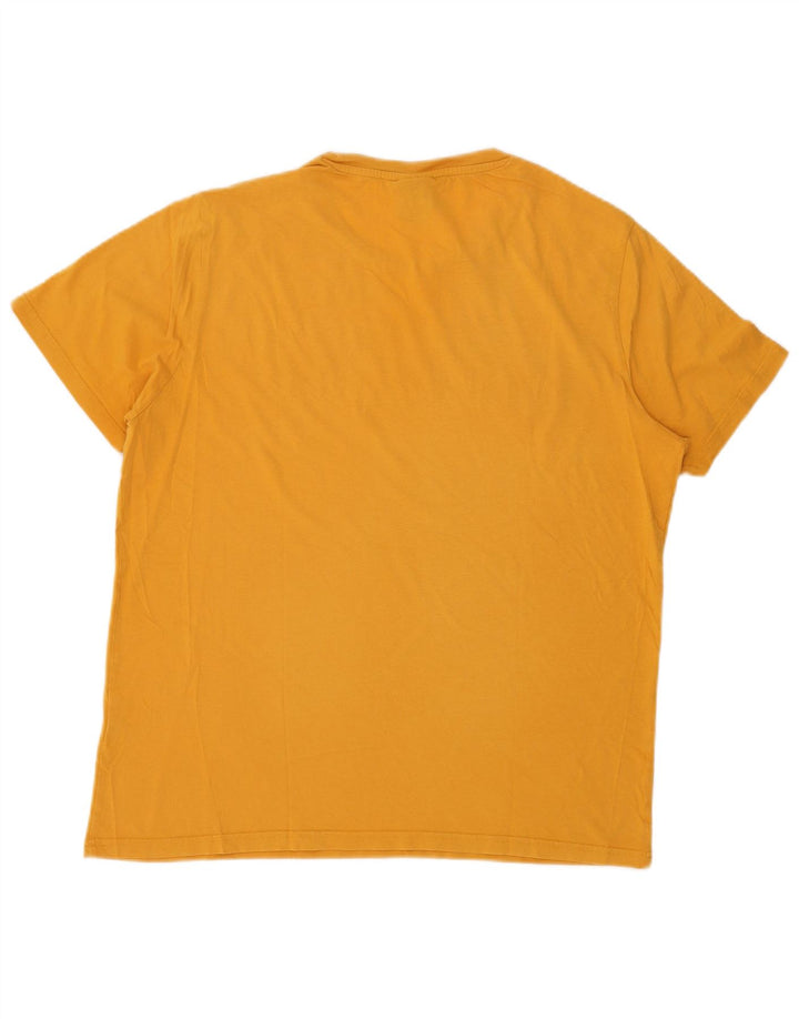 CHAMPION Camiseta gráfica para hombre Top grande amarillo
