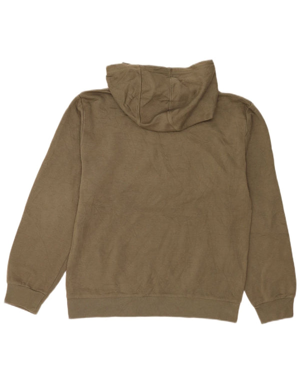 Adidas - Sudadera con capucha para mujer, talla 40, talla grande, color caqui, algodón