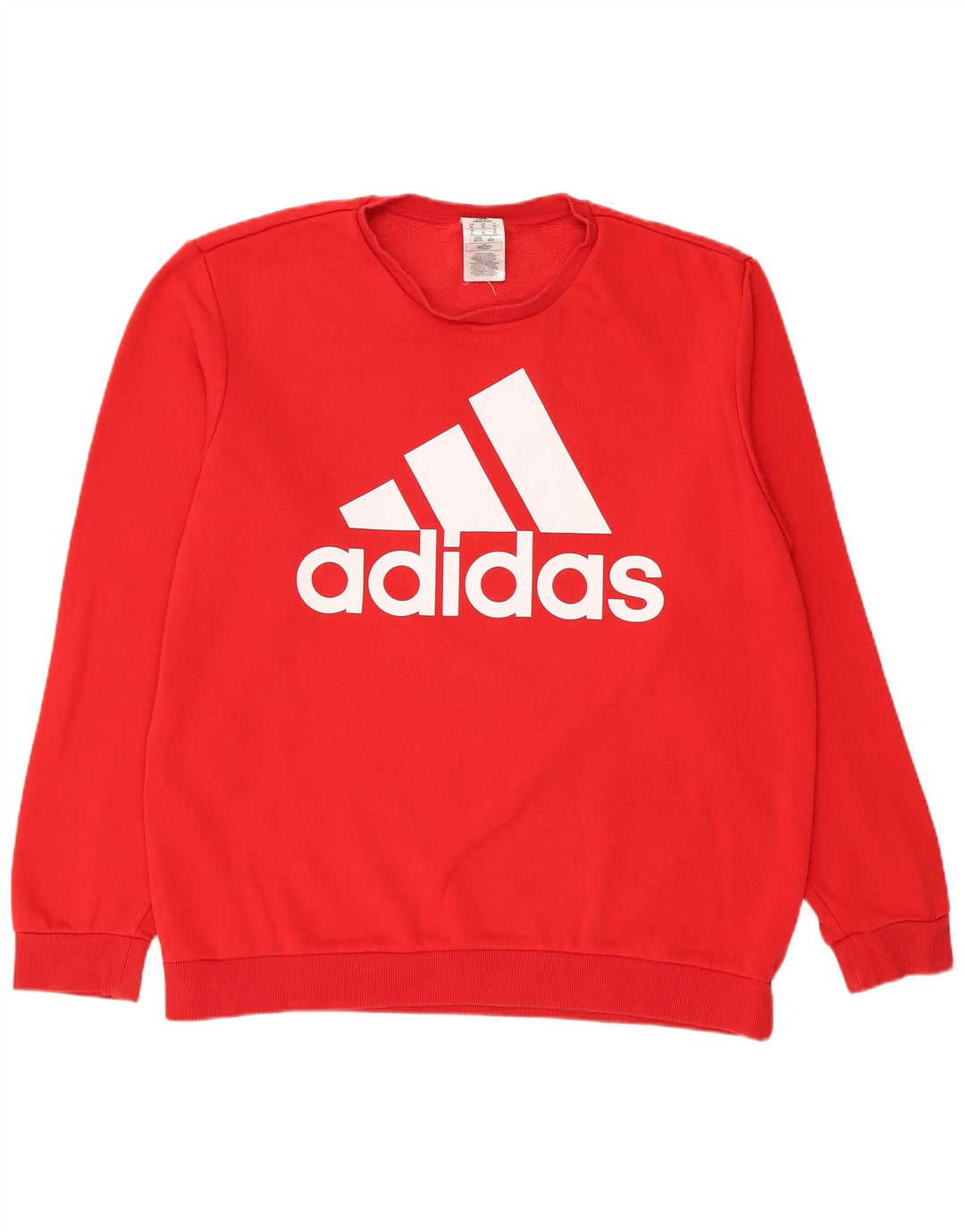 Adidas Hombre Graphic Sudadera Jumper XL Rojo Algodón
