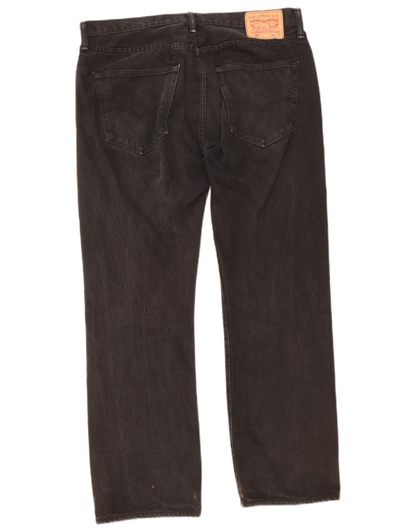 Levi's Jeans rectos 501 para hombre W36 L30 Algodón negro
