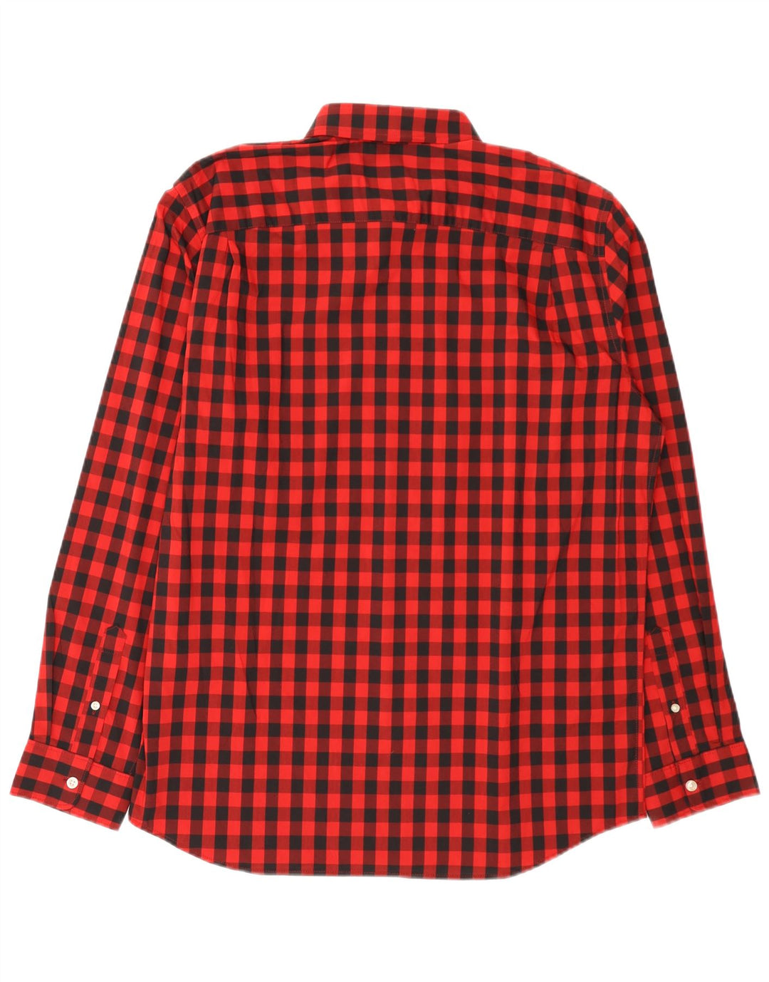 Camisa Gap para hombre de algodón a cuadros rojo grande