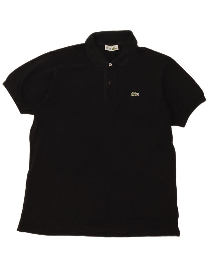 Polo Lacoste para hombre talla 5 grande algodón negro