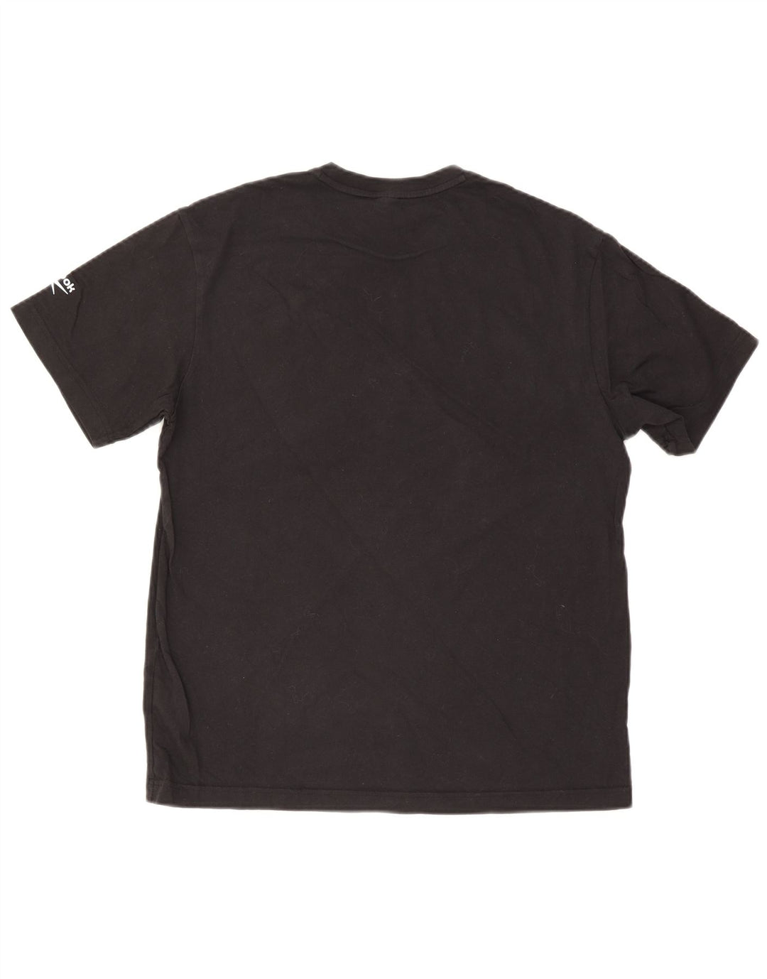 Reebok Camiseta gráfica para hombre Top grande de algodón negro