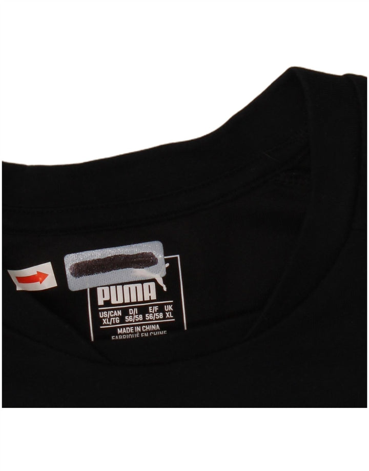 Puma Camiseta Hombre Top XL Algodón Negro