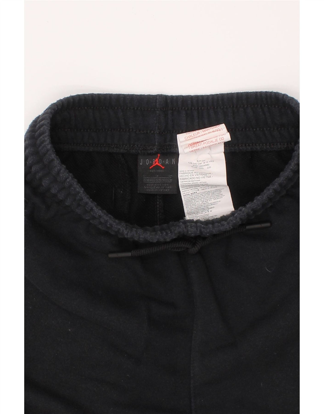 JORDAN Pantalones cortos deportivos con gráficos para niños 8-9 años Pequeño Algodón negro