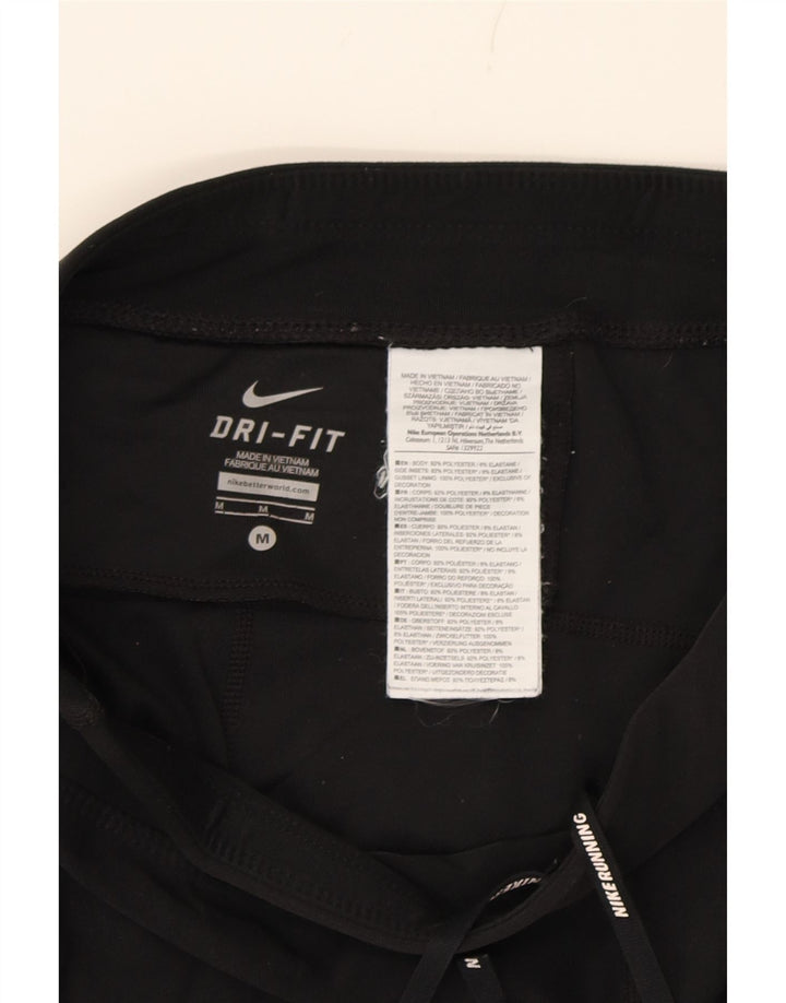 NIKE Mens Dri Fit Capri Leggings Medium Black Polyester Vintage Nike and Second-Hand Nike from Messina Hembry 