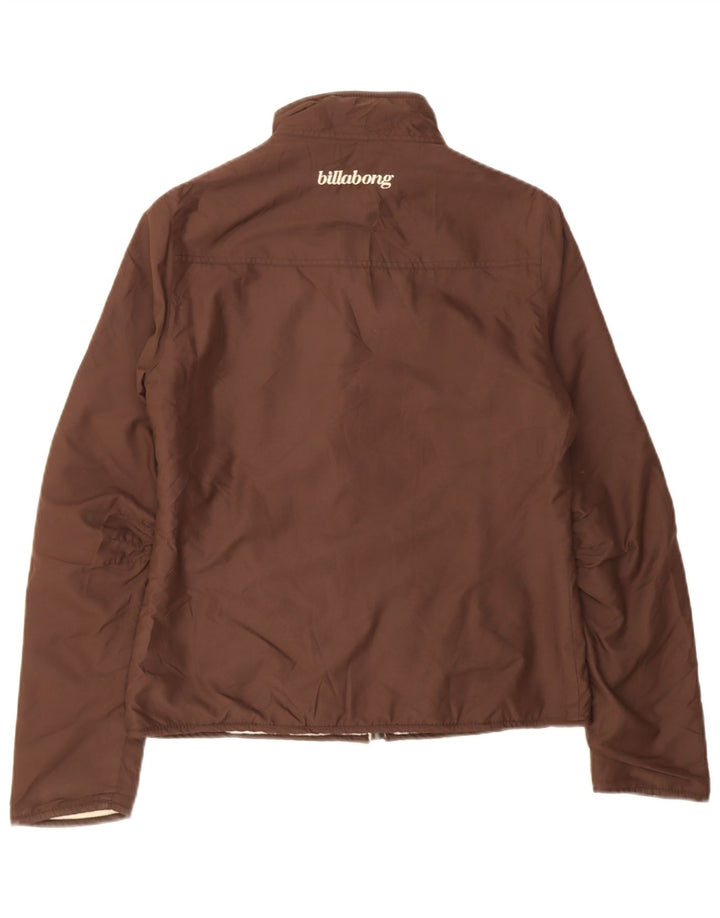 Billabong Chaqueta cortavientos para mujer UK 10 Small Brown