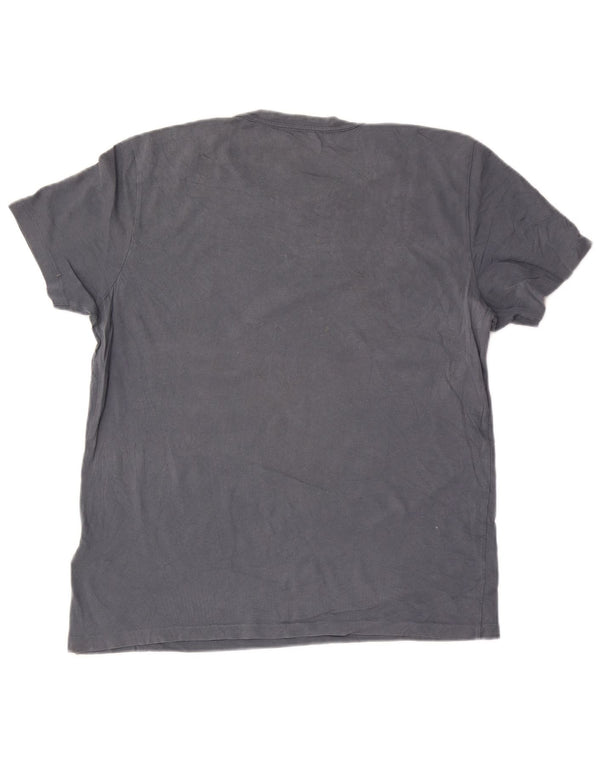 All Saints Camiseta para mujer Top UK 46 Grande Gris Algodón