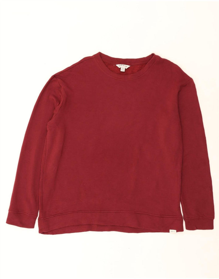 Orvis Hombre Sudadera Jumper Medium Borgoña Modal