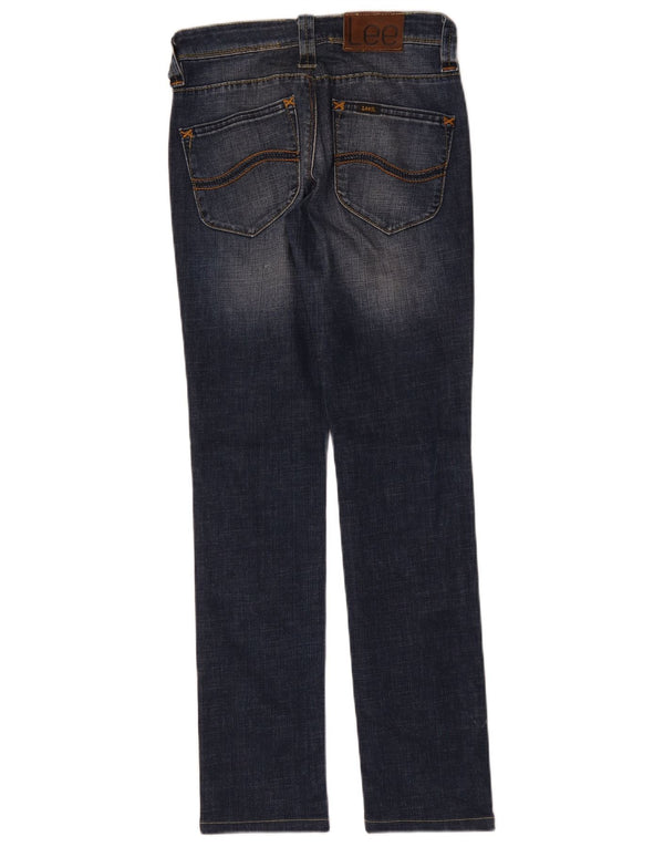 Vaqueros Lee Mujer Slim W27 L30 Algodón Azul