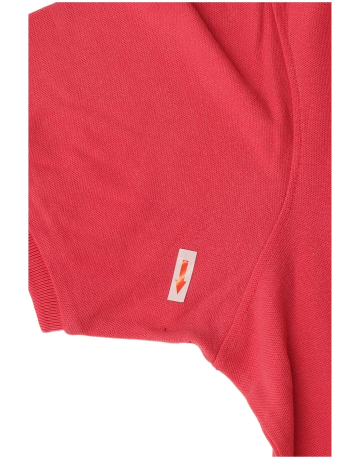 Fila Polo Hombre Algodón Rosa Grande
