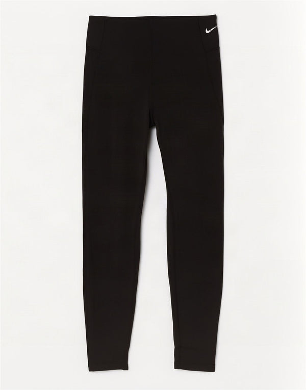 Nike Leggings cortos Dri Fit para mujer UK 44 Mediano Negro Poliéster