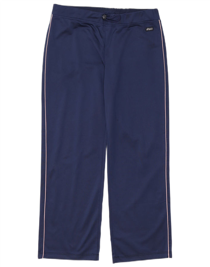 ASICS Pantalones de chándal para mujer UK 46 Large Azul marino Poliéster