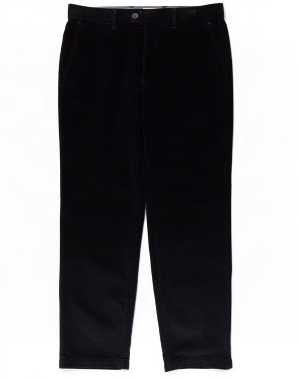 Marks & Spencer Pantalones de pana regulares para hombre W36 L31 Algodón azul marino