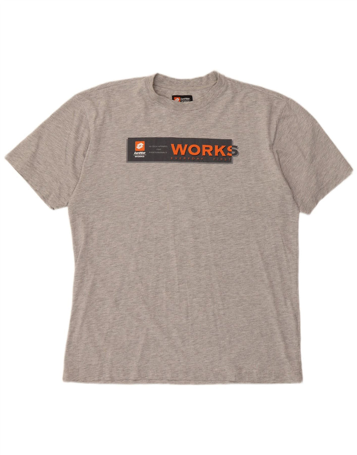 LOTTO Camiseta Gráfica Hombre Top XL Gris