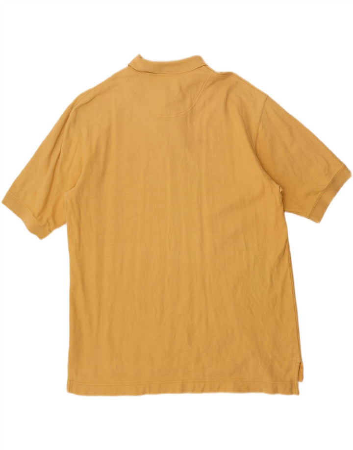 Timberland Polo para hombre de algodón amarillo grande