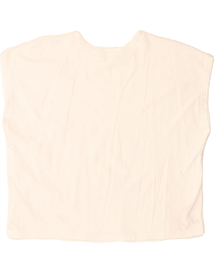 ZARA Womens Oversized T-Shirt Top UK 16 Large White Vintage Zara and Second-Hand Zara from Messina Hembry 