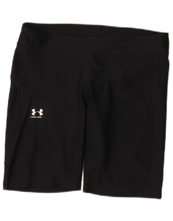 Under Armour Heat Gear - Pantalones cortos deportivos para mujer, talla 40, color negro