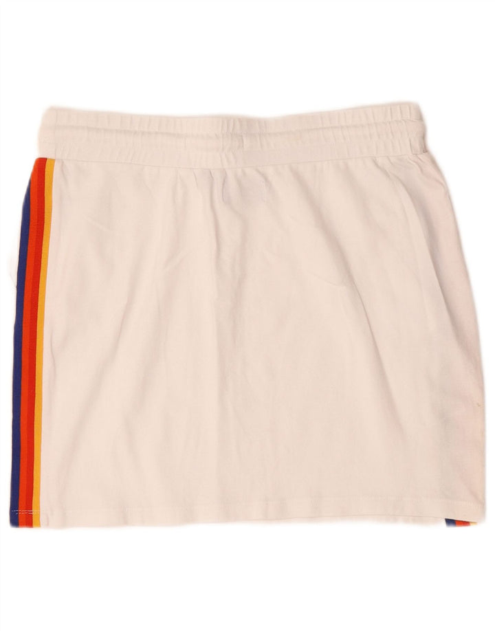 Minifalda Superdry para mujer UK 40 Medium W30 Algodón a rayas blancas