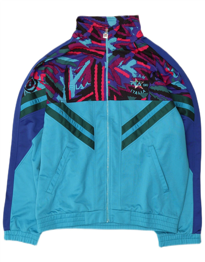 Fila Chándal completo para hombre Poliéster color block azul medio