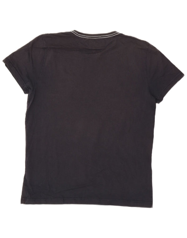 Tommy Hilfiger - Camiseta gráfica para hombre, talla grande, algodón azul marino
