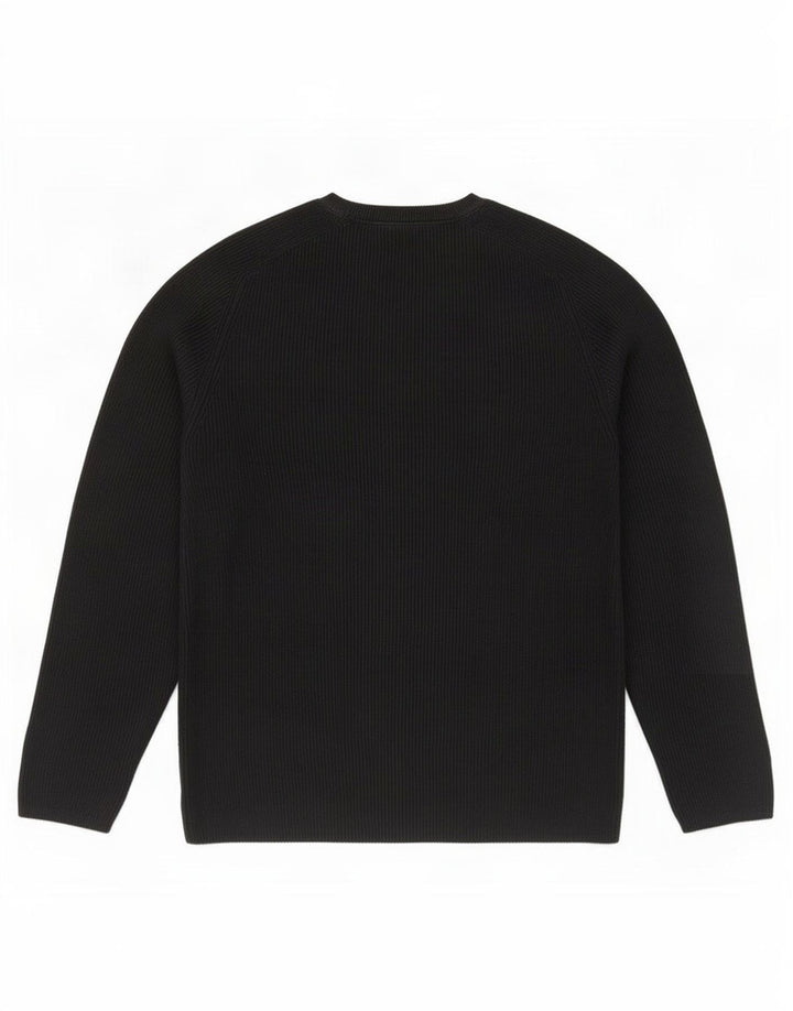 Gap Hombre Top Manga Larga Grande Algodón Negro