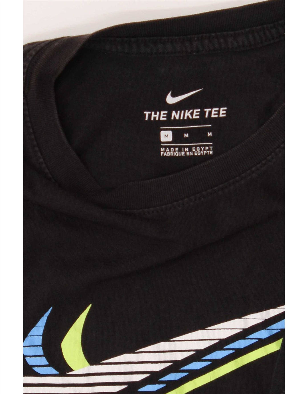 Nike Camiseta gráfica para hombre, parte superior mediana negra