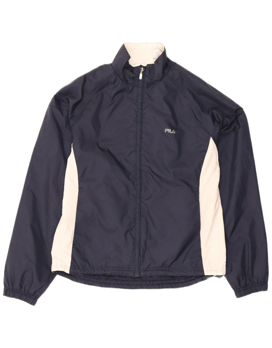 Fila Mujer Chándal Top Chaqueta IT 44 Medium Azul Marino Colorblock