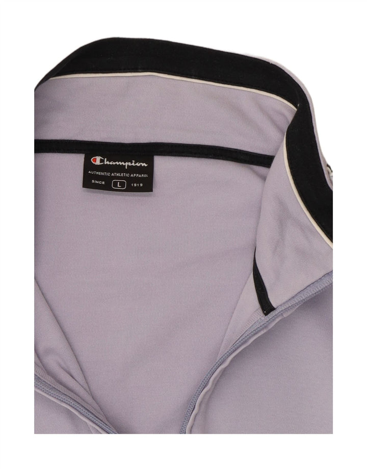 Champion - Chaqueta de chándal para mujer, talla 40, color morado