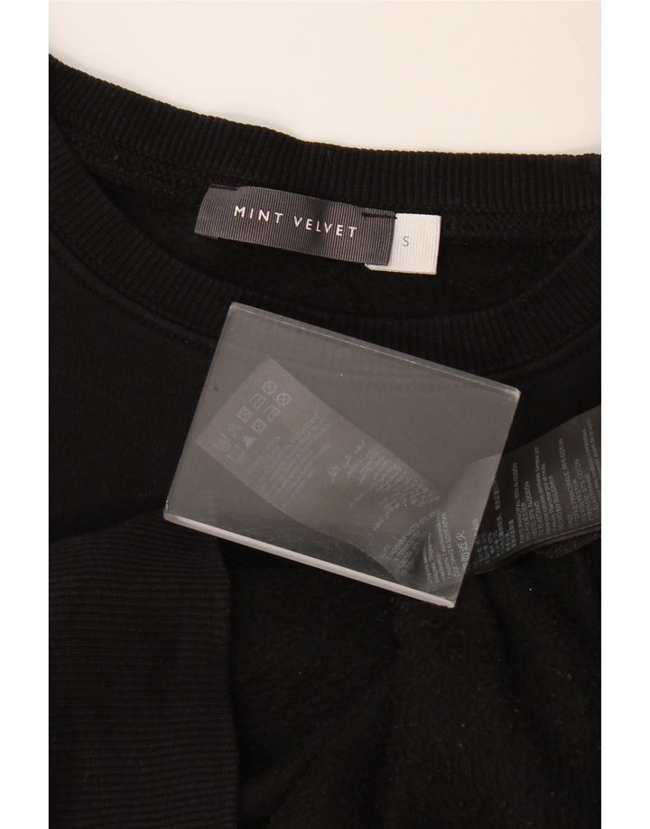MINT VELVET Sudadera larga de gran tamaño para mujer, talla 40, talla S, color negro