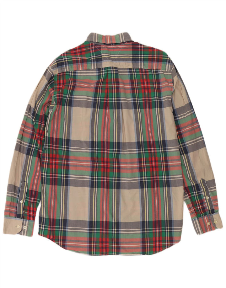 Camisa Tommy Hilfiger Hombre Grande A Cuadros Multicolor De Algodón