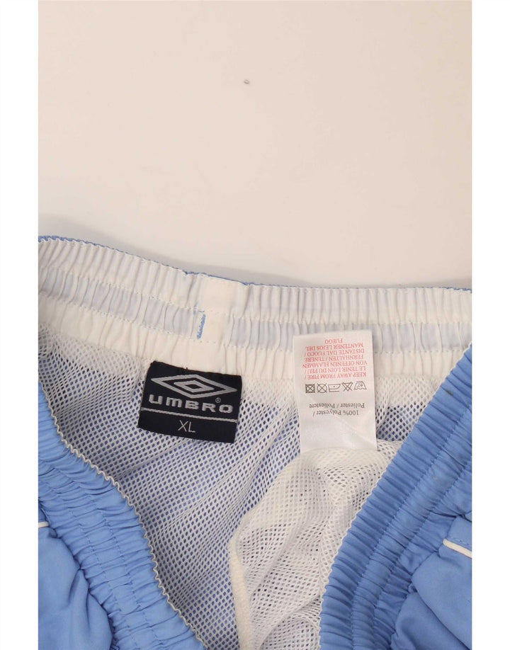 Umbro Shorts deportivos gráficos para hombre XL Poliéster azul