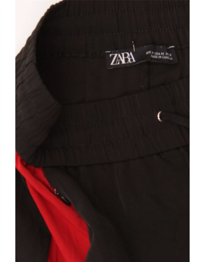 Zara Mujer Pantalón Chándal Joggers Medium Black Colourblock