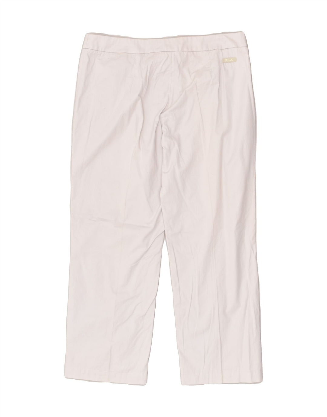 FILA Womens Straight Chino Trousers IT 48 XL W36 L27  Grey Cotton | Vintage Fila | Thrift | Second-Hand Fila | Used Clothing | Messina Hembry 